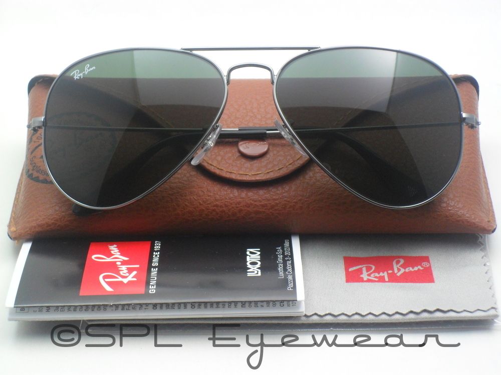 ray ban aviator classic gunmetal